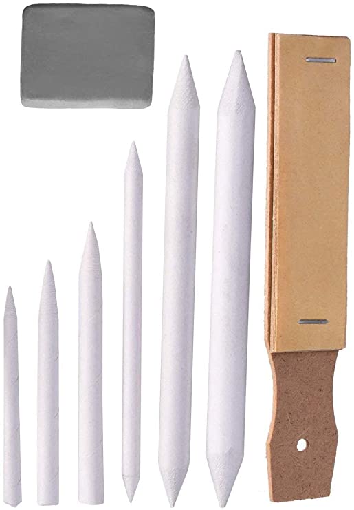 Drawing Blender (Set Of 6) + Kneadable Eraser Combo