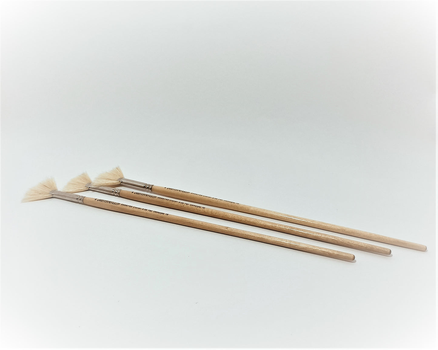 Camel Fan Brush Number 4 (set of 3)