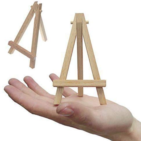 Easel with canvas Small ( Set Of 2)
