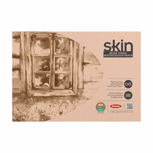 Anupam Skin Watercolor Paper A4 (Pack Of 15 Sheets)
